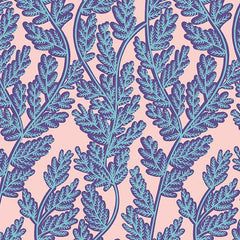 Andover Fabrics-Chonky Ferns Blue-fabric-gather here online