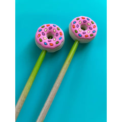 Comma Craft Co-Pink Donut Knitting Needle Point Protectors-knitting notion-gather here online