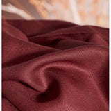 Atelier Brunette-Crepe Viscose-fabric-Rust-gather here online