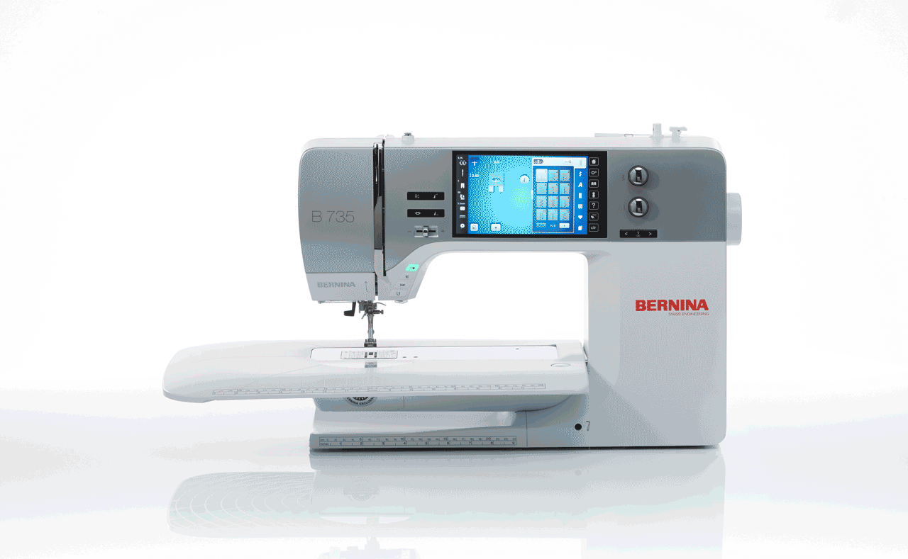 BERNINA-B735-sewing machine-gather here online