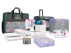 BERNINA-B770 QE PLUS KAFFE EDITION-sewing machine-B770 QE E PLUS: Add the SDT Embroidery Module with Smart Drive Technology-gather here online