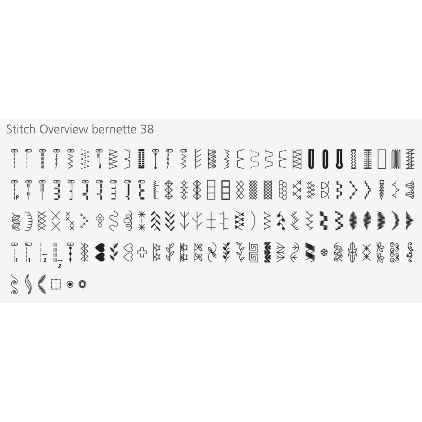 Bernette-b38 sewing machine-sewing machine-Default-gather here online