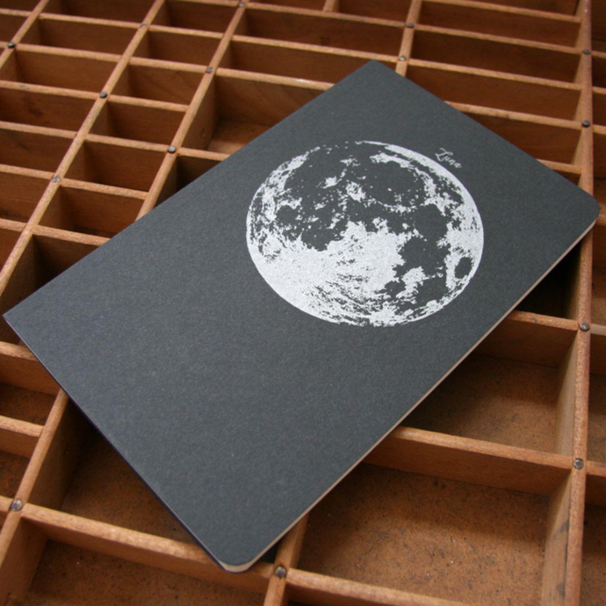 Blackbird Letterpress-Moon Letterpress Journal-book-gather here online