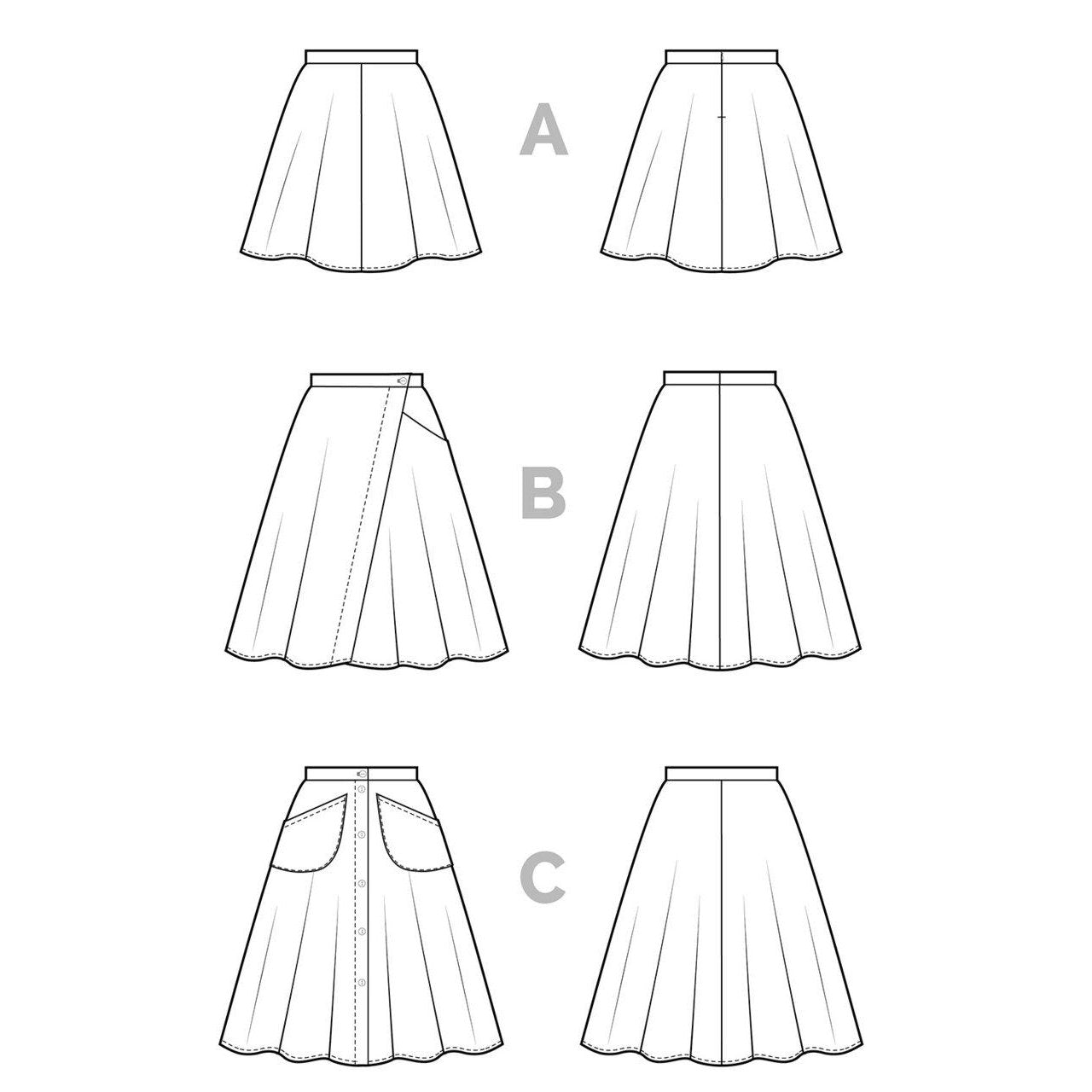 Closet Case Patterns-Fiore Skirt Pattern-sewing pattern-Default-gather here online
