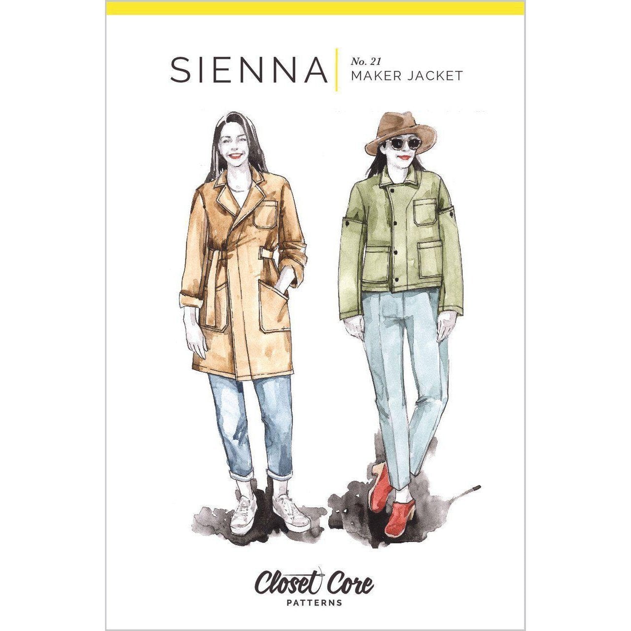 Closet Core Patterns-Sienna Maker Jacket Pattern-sewing pattern-gather here online