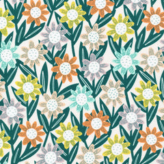Cloud9-Colorful Blooms-fabric-gather here online