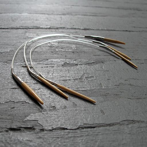 Clover Takumi Bamboo Interchangeable Circular Knitting Needles-Size 15/10mm