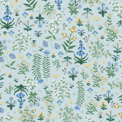 Cotton + Steel-Menagerie Garden Mint on Rayon-fabric-gather here online