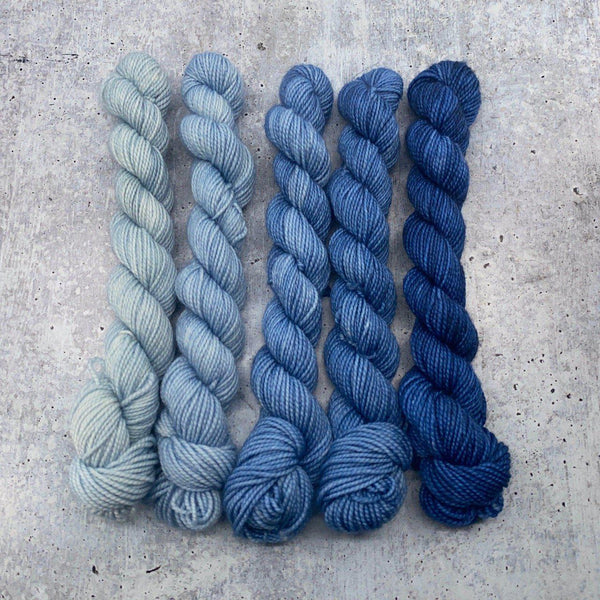 Mini Lillian Plus yarn Gradient Bundles - Dirtywater Dyeworks – gather here  online