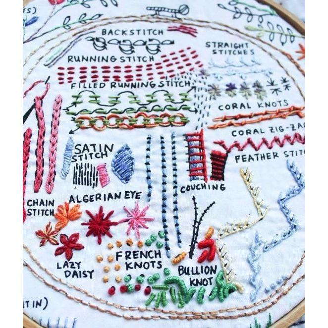 Dropcloth - Original DropCloth Embroidery Sampler - Default - gatherhereonline.com