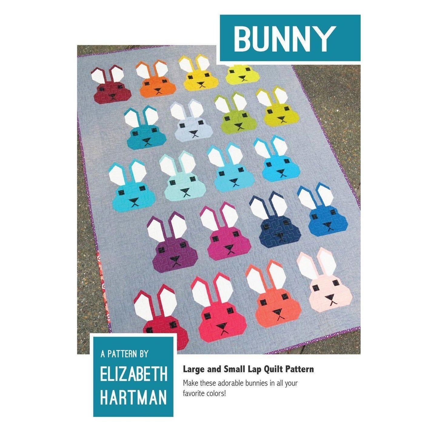 Elizabeth Hartman - Bunny Quilt Pattern - Default - gatherhereonline.com