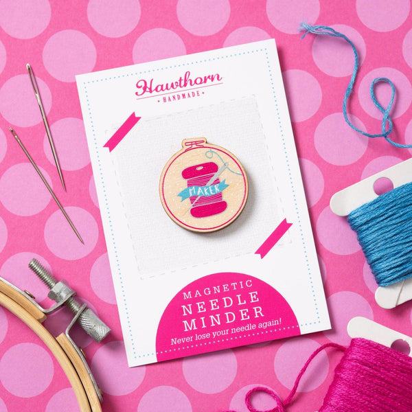 Hawthorn Handmade Maker Bobbin Magnetic Needle Minder