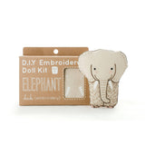 Kiriki Press - Elephant DIY Embroidery Kit - Default - gatherhereonline.com