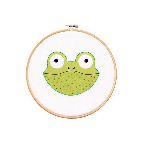 Kiriki Press - Froggie Hoop Art Kit - Default - gatherhereonline.com
