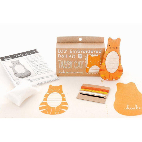 Tabby Cat DIY Embroidery Kit – gather here online
