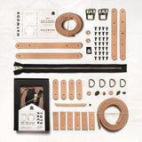 Klum House Workshop-Maywood Finishing Kit - Brown Leather & Antique Brass Hardware-sewing notion-gather here online