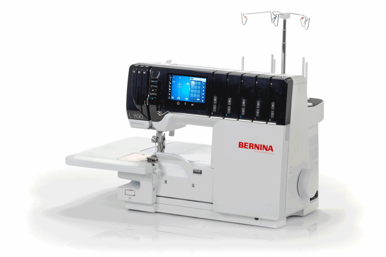 BERNINA-L890 Combo Serger & Coverstitch-sewing machine-gather here online