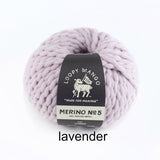 Loopy Mango-Merino No. 5-yarn-Lavender-gather here online
