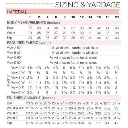 Megan Nielsen-Cottesloe Swimsuit Pattern-sewing pattern-gather here online