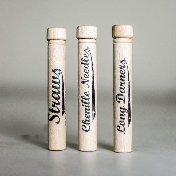 Merchant & Mills - Straw (Milliner's) Needles & Wooden Case - Default - gatherhereonline.com