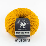 Loopy Mango-All You Knit Kit - Scarf-knitting / crochet kit-Mustard-gather here online