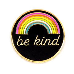 These Are Things-Be Kind Rainbow Enamel Pin-accessory-gather here online