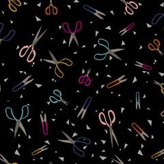 Ruby Star Society-Snip Snip Black on Canvas-fabric-gather here online