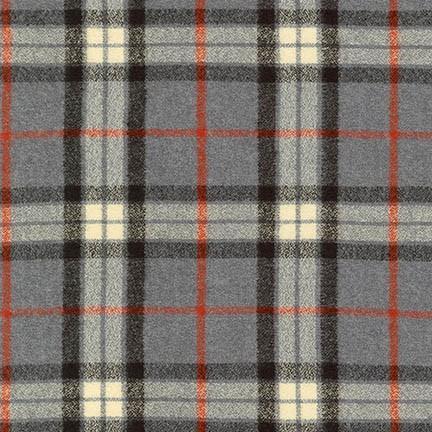 Robert Kaufman-Mammoth Flannel, Grey 14884-12-fabric-gather here online