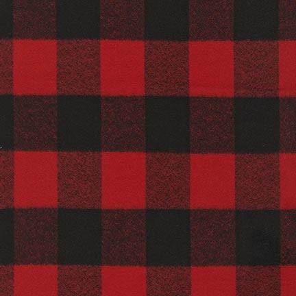 Robert Kaufman-Mammoth Flannel, Red 14876-3-fabric-gather here online