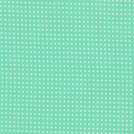 Robert Kaufman-Polka Dots Grid Aqua-fabric-gather here online