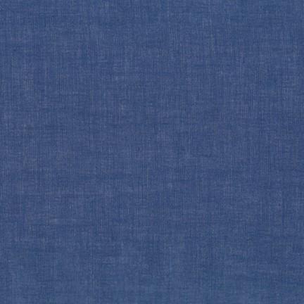 Robert Kaufman-REMNANT: Sophia Washed Lawn 17 Deep Royal 30% OFF 1.0 YD-fabric remnant-gather here online