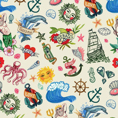 Dear Stella-Sea Tattoos-fabric-gather here online