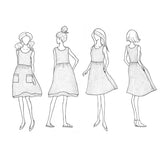 Sew Liberated-Metamorphic Dress Pattern-sewing pattern-gather here online