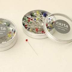 Studio Carta-Glass Head Pins-sewing notion-gather here online