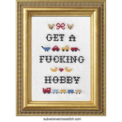 Subversive Cross Stitch-Get a Hobby Deluxe Cross Stitch Kit-xstitch kit-gather here online