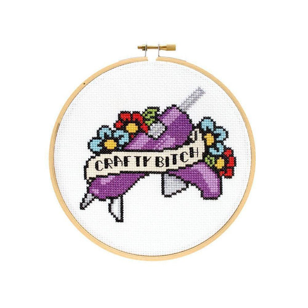 Crafty Bitch DIY Cross Stitch Kit