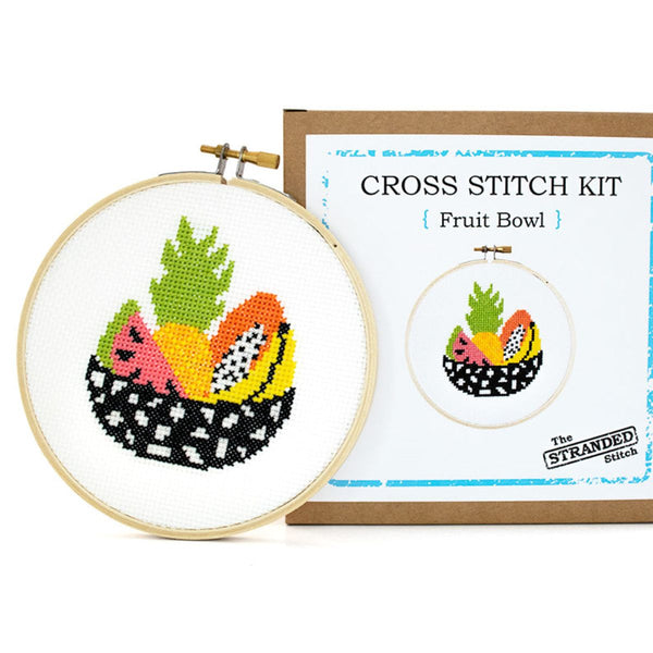 Fruit Bowl Kit DIY Cross Stitch Kit – gather here online