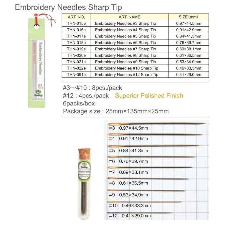 Tulip Company - Embroidery/Crewel Needles - - gatherhereonline.com