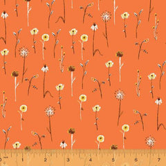 Windham Fabrics-Wildflowers Burnt Orange-fabric-gather here online