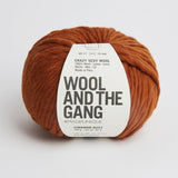 Wool and the Gang - Crazy Sexy Wool - Cinnamon dust - gatherhereonline.com