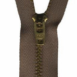 YKK - #4 Brass Jean Zipper, 9" - Beige - gatherhereonline.com
