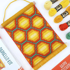Oh Sew Bootiful-Bargello Embroidery Honeycomb Wall Hanging Kit-embroidery kit-gather here online