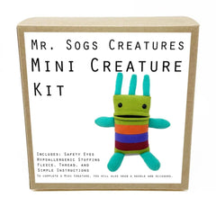 Mr. Sogs Creatures-Mini Creature Kit - Green-sewing kit-gather here online
