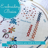 gather here classes - Embroidery Basics - Sampler - Default - gatherhereonline.com