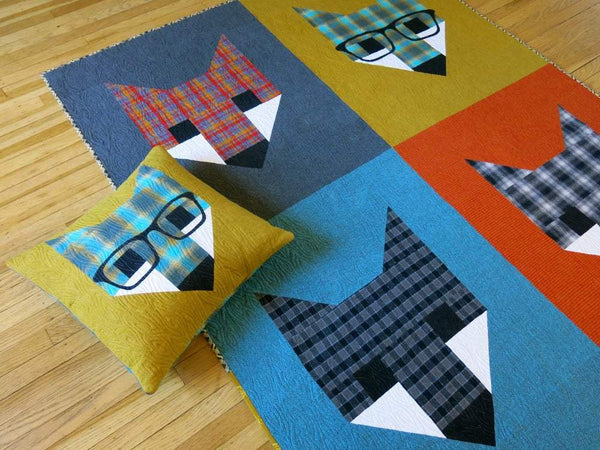 Fancy Fox Quilt Pattern – gather here online