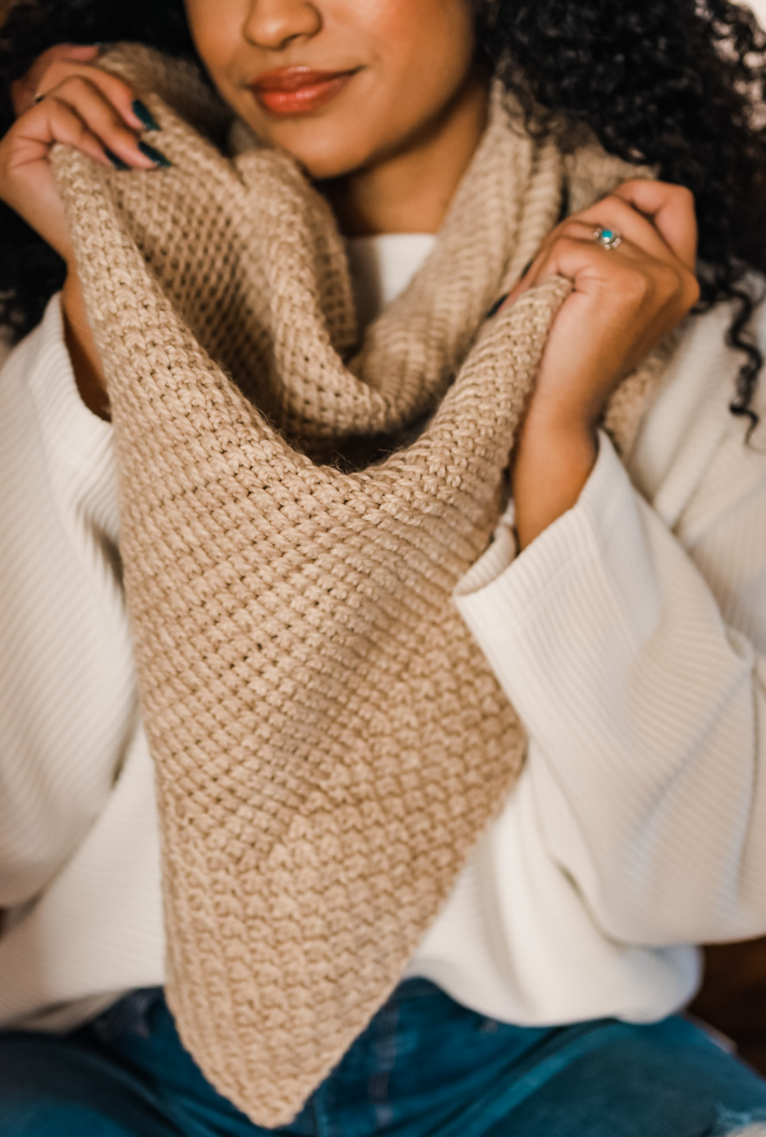 gather here classes-Tunisian Crochet Wrap - 2 sessions-class-gather here online
