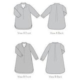 Liesl + Co-Gallery Tunic + Dress Pattern-sewing pattern-Default-gather here online