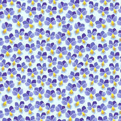 Cotton + Steel-Pansy Softened Violet-fabric-gather here online