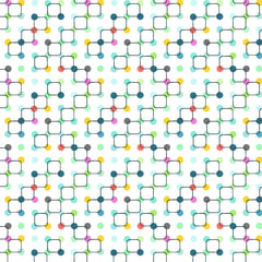 Cotton + Steel-Connect The Dots Cool Aqua-fabric-gather here online