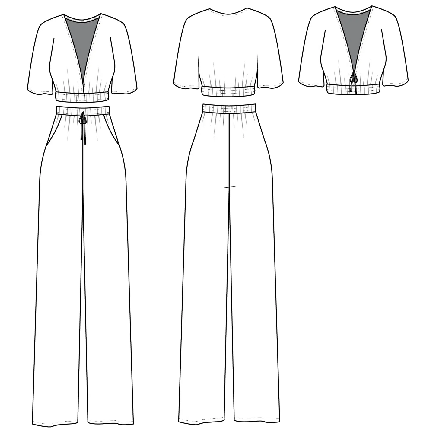 Friday Pattern Company-The Saguaro Set-sewing pattern-gather here online